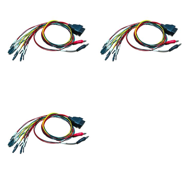 Tricore Debug Cable 3X OBD2 Diagnostic Adapter OBD Breakout Tricore Cable ECU Pinout Cable ...
