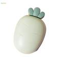 Carrot Soap Dish with Lid Cartoon Soap Holder Tray Bathroom Soap Rack for Bathroom. 