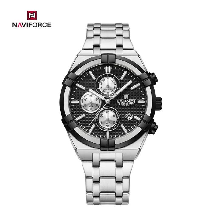NAVIFORCE NF8042 Multi-function Chronograph Watch Fashion Casual Waterproof Luxury Gift Luminous Men’s Watch