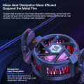 BlueWow Smartphone RGB Cooling Fan Gaming Mobile Phone Radiator Cooler for Smartphone. 