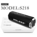 KOLEER S218 New Bluetooth Speaker 1200 MAH Battery Outdoor Portable Sound Box HD Stereo Sound Bass Subwoofer Loudspeaker. 