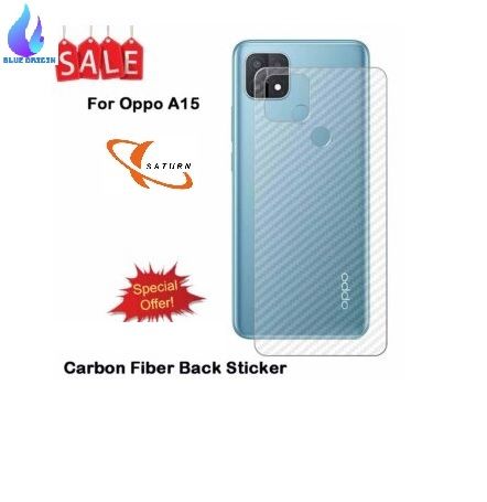 Oppo%20a15%20Carbon%20Fiber%20Textured%20Back%20Screen%20Sticker%20-%20Image%202