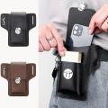 Multifunctional Leather Fanny Pack Phone Belt Bag Retro Men's Bag Cellphone Loop Holster Phone Pouch Wallet Phone Case. 