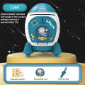 Piggy Bank For Boys Girls Cartoon Space Rocket Large-capacity Money Saving Box Desktop Decoration For Birthday Gifts. 