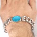 Blue and Silver Salman Khan Bracelet for Men. 