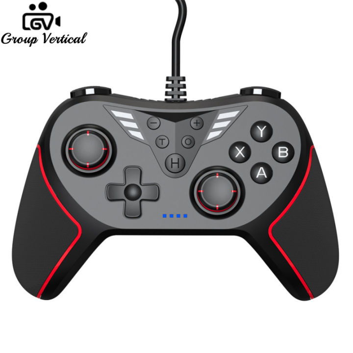 Group Vertical Wired Games Controller Portable Game Console Plug Play Handheld Console USB Gamepad Controller Console For Tablet Computer