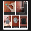 (New) key lock box, wall-mounted zinc alloy key box weatherproof 4-digit combination key torage lock box. 