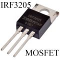 A CLASS 3205 IRF3205PBF IRF3205 IRF 55V 110A 200W TO-220 N-Channel Power MOSFET 3 Pin IC Power Transistor Field Effect MOSFET 3 Pin Leads. 