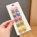 10pcs Hair Accessories for Girls Bands Bandeau Cheveux Scrunchies Elastique Fille Kids Korean Haarband Rubber Baby Cute Tie Band. 