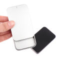 80*50*15mm Mini Iron Box Slide Cover Storage Box Portable Tin Boxes Container.