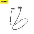 Awei wt20 স্পোর্টস ব্লুটুথ ইয়ারফোন চৌম্বকীয় ইন-ইয়ার স্টিরিও ইয়ারবাড-কালো. 