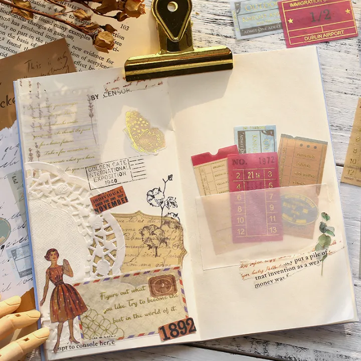 40pcs/pack%20Museum%20Series%20Decorative%20Stickers%20Scrapbooking%20Stick%20Label%20Diary%20Album%20Stationery%20Retro%20Stamp%20Plant%20Sticker%20-%20Image%206