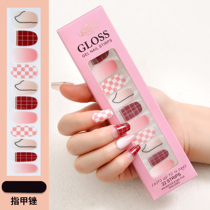 New%20summer%20nail%20art%20sticker%2022%20finger%20full%20sticker%20waterproof%20non-baked%20nail%20polish%20film%20European%20and%20American%20simple%20solid%20color%20sticker%20-%20Image%207