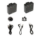 Audio Wireless Lavalier Microphone for GO PRO II Camera Interview Live Recording for IPhone Xiaomi Mobilephone PC DSLR Camera. 