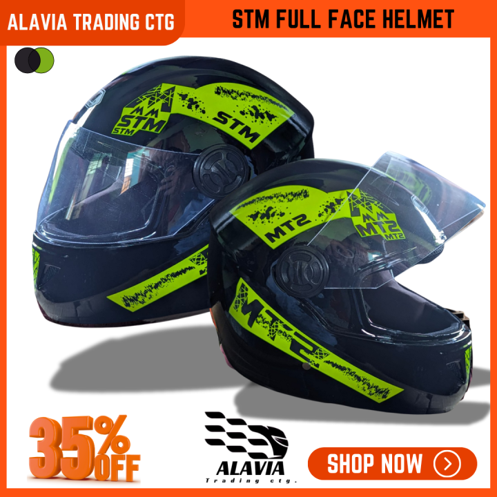 STM%20Premium%20Full%20Face%20Motorcycle%20Helmet%20with%20Graphic%20Design,%20Adjustable%20Strap,%20and%20Removable%20Visor%20-%20New%20-%20Image%207