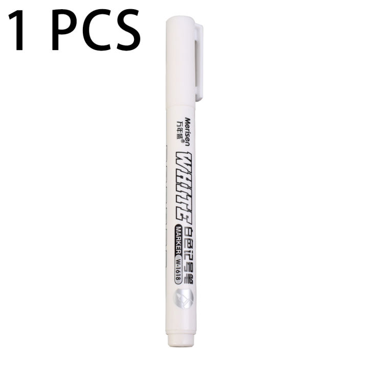 1/5/10Pcs%201.5Mm%20White%20Marker%20Oily%20Waterproof%20Marker%20Pen%20Graffiti%20Permanent%20Paint%20Pen%20Stationery%20Writing%20School%20Supplies%20Gel%20Pen%20-%20Image%202