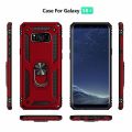 xprmy for Samsung Galaxy Galaxy S8 Plus phone Case Luxury Armor Shockproof TPU PC 2 in 1 360 Degree Rotating Holder Ring Back Cover.