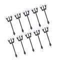 10Pcs Model Street Lamp Model Miniature Landscape for Outdoor Layout DIY.