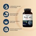 NatureBell Omega 3 Fish Oil 4,200mg Highly Purified EPA 1,200mg & DHA 900mg Lemon Flavored 180 Softgels. 