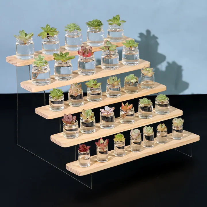 Solid%20Wood%20Acrylic%20Display%20Stand%20Desk%20Perfume%20Storage%20Rack%20Nail%20Polish%20Organizer%20Shelf%20Transparent%20Trapezoidal%20Doll%20Display%20Rack%20-%20Image%206