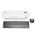 260W 9in Hot Cold Laminator for A4 ABS Anti Jam Laminating Machine with Paper Trimmer Corner Rounder for Teacher for School EU Plug 220-240V. 