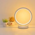 Minimalistic Mordern & Fashionable Circular Table 3d LED Lamp Bedside Study Bedroom Dimmable Decorative Night Lamp.