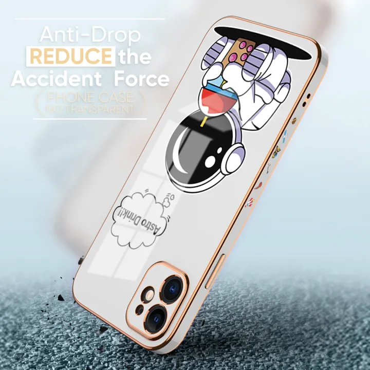 Hontinga%20for%20Realme%20C15%20Back%20Cover%20+%20Free%20Lanyard%20Luxury%206D%20Plating%20Cartoon%20Happy%20Astronaut%20Side%20Pattern%20Case%20Soft%20Silicone%20Square%20Mobile%20Cover%20-%20Image%209