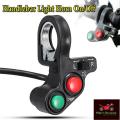 3 in 1 motorcycle 7/8'' 22mm Universal  Handlebar Headlight horn Turn Signal Indicator Light Control ON/OFF Button Switches for Motorcycle Bike. 