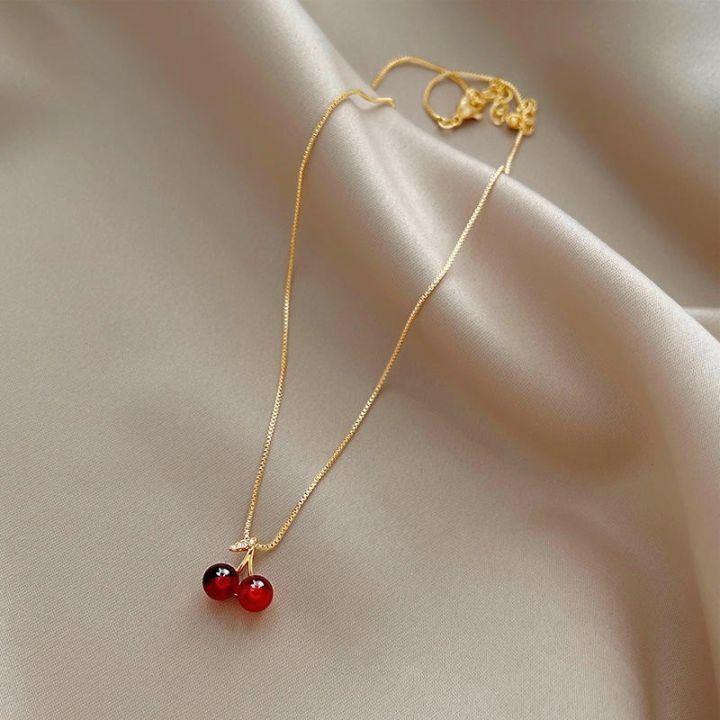 Fashion%20Red%20Cherry%20Necklace%20Sweet%20Ruby%20Summer%20Chic%20Rhinestone%20Cubic%20Zirconia%20Gold%20Pendant%20Necklace%20Clavicle%20Chain%20for%20Women%20Girls%20Boho%20Wedding%20Jewelry%20Gifts%20-%20Image%209