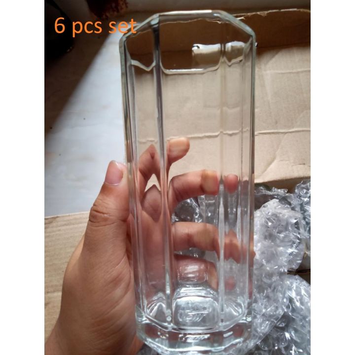 Crystal%20Clear%20Drinking%208%20Angels%20Glass%20/8%20Corner%20Glass%20(6%20Pieces)Set-Olila-W35%20-%20Image%203