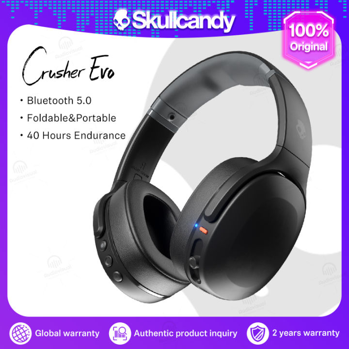 Skullcandy Crusher EVO Wireless Over-Ear Bluetooth Headphones