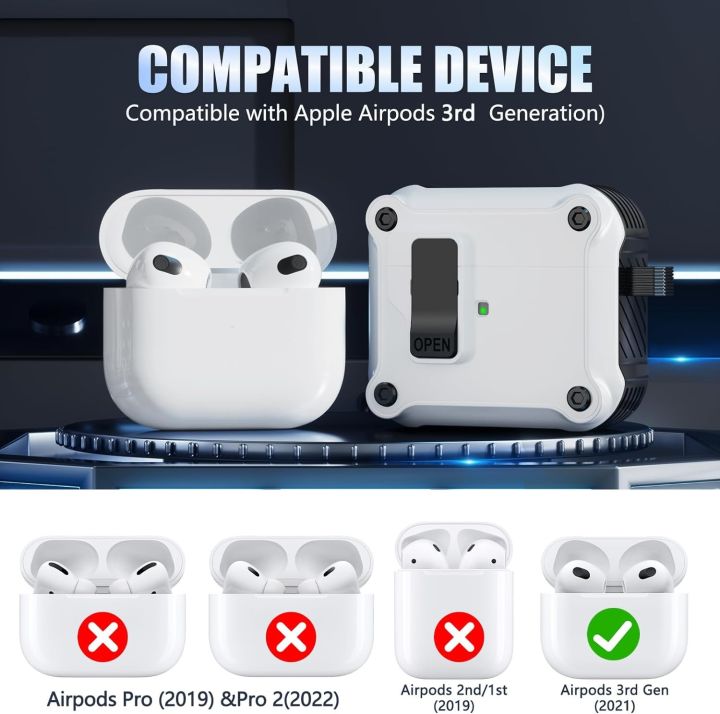 %E3%80%90support%E3%80%91%20ARMICO%20Case%20Compatible%20with%20Case%20Cover,Secure%20Lock%20Clip%20Snap%20Design%20for%203%20Charging%20Case%20-%20Image%202