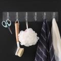 Transparent Plastic Glue Hooks Kitchen Bathroom Hooks Nail-free Wall Hanger. 
