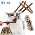 Natural Catnip Pet Cat Molar Toothpaste Stick Pet Cat Kitten Chew Toys Stick Fruit Matatabi Cat Snacks Sticks Pet Cleaning Teeth. 