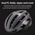 1 Piece Adjustable Road Bike Helmet, As Shown PC+EPS Integrated Thickened Sports Safety Helmet for Men Women.