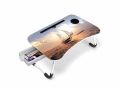 most unique Best Premium Quality - Foldable And Portable Multi-Favorable Laptop Table Stand-Study Table-Bed Table - Signifying Quality. 