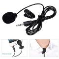 3.5mm Jack Microphone Tie Clip-on Lapel Mikrofon Microfono Mic for Mobile Phone. 