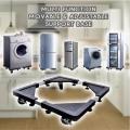 Universal Adjustable Movable Refrigerator Floor Trolley Fridge Stand Washing Machine Holder Refrigerator Fridge Floor Stand Mini Washing Machine Holder Dryer Trolley Washing Mount Stand. 