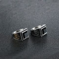 New designs stainless steel ring with Rhinestone a lot for men.