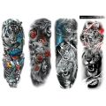 Arm Tattoo Sticker Wolf Lion Temporary Tattoo Sticker Tiger 3D Waterproof Tattoo for Men Women for Girls Boys Lover Couple. 