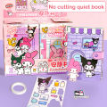 【Limited Time Only】 Pochacco Kulomi Quiet Book Cute My Melody Cartoon Hello Kitty Sticker Games Funny Gift Decompress DIY Kids Toys. 