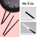 50pcs/Box Disposable Lip Brushes Professional Super Thin Angled Liner Make Up Brush For Eyeliner Eyebrow Sharp Cosmetic Tools.