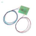 Metal Traffic Signal Pedestrian Crossing LED Light Model 5-6V HO OO Train Railway Architecture Diorama Scenery Layout Pack of 3pcs 6cm.