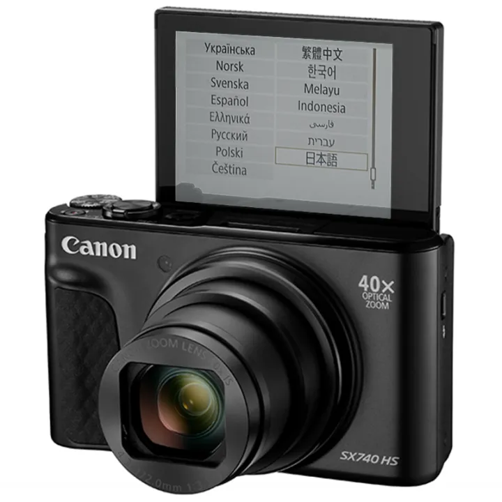 Canon%20PowerShot%20sx740%20HS%20digital%20camera%2040x%20optical%20zoom%204K%20Ultra%20HD%20video%20WiFi%20Bluetooth%20connected%20sx740%20camera%20(used)%20-%20Image%203