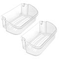 2-Pack 240356402 Refrigerator Door Bin Replacement Compatible For Frigidaire Refrigerator Door Shelf Parts. 