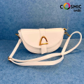 Cosmic Bags Ladies Bag Crescent Shape Solid Color PU Leather Crossbody Shoulder Bags For Women.