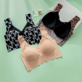 Premium Print Anti-Slip high quality Bra Lace Padded Push Up Anti-slip Wide Shoulder Strap Lady Brassiere Women Bra.