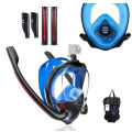 Twin Tube Diving Mask New Full Dry GoPro Kids Snorkeling Silicone Mask Swimming goggles Swimming gear. 