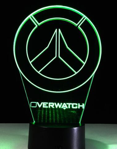【Amnber Berry Mall】3D Illusion WOW of Warcraft Desk Table 7 Color Night Light Touch Lamp Kids Children Family Holiday Gift Dropship