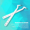 Dental Replaceable Composite Brush White Tips 2 Brushes Handles 100PCS.
